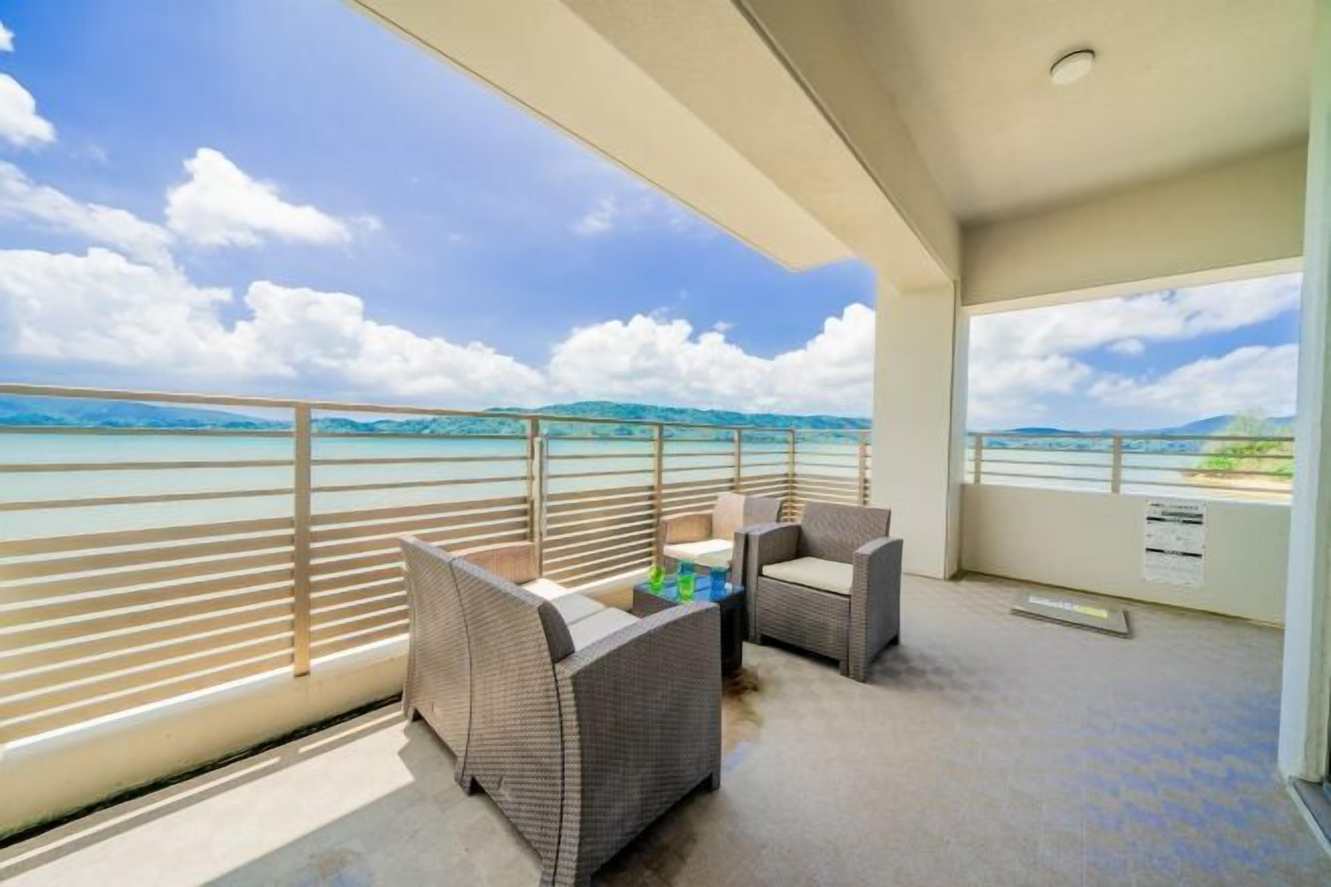 Blick von der Unterkunft