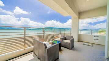 Blick von der Unterkunft