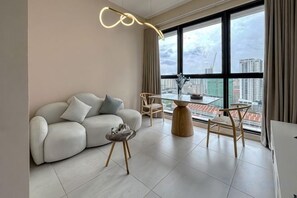 Living area - Designer Suites George Town + LG Water Purifier【City View】 (Jelutong)