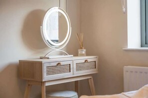2 bedrooms, iron/ironing board, travel crib, WiFi