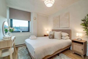 2 bedrooms, iron/ironing board, travel cot, WiFi