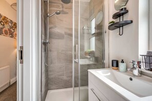 Shower, hair dryer
