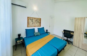 2 soverom, strykejern/-brett, wi-fi (inkludert) og sengetøy