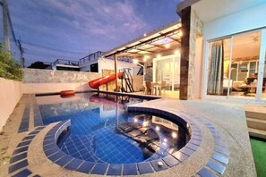 Outdoor pool - Plus2 Hua-Hin Private Pool Villa from beach 3 km (Hua Hin)