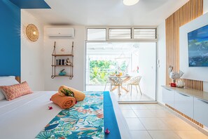 1 chambre, fer et planche à repasser, lit parapluie, Wi-Fi gratuit