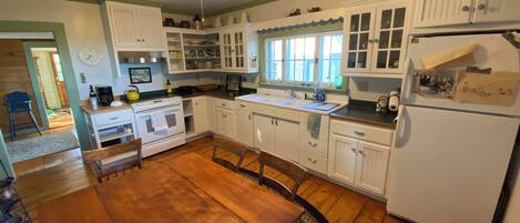 Microwave, oven, stovetop, paper towels