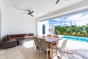 Villa, 3 Bedrooms, Accessible, Smoking | Dining room
