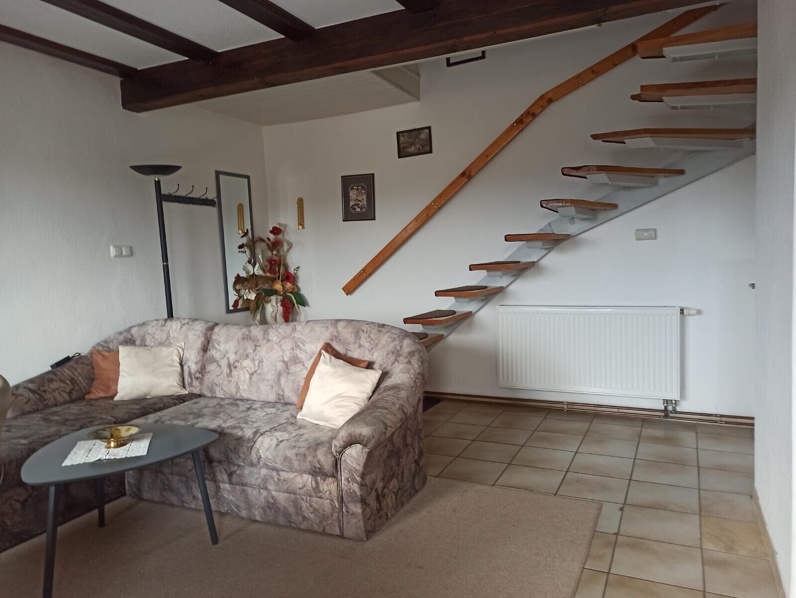 Televisor i taula de tennis de taula 