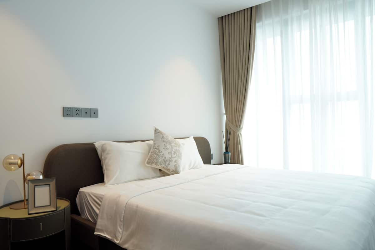 Sviitti, 4 makuuhuonetta, kaupunkinäköala | Egyptinpuuvillaiset lakanat, ylelliset vuodevaatteet