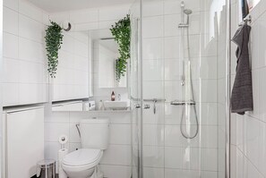 Shower, hair dryer