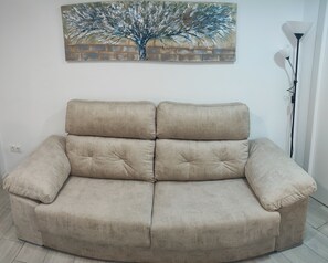 Living area - FAMILY APARTMENT IN THE CENTER OF MÁLAGA (pets welcome) (Málaga)