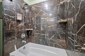 Shower, hair dryer - Cozy lake front hide away (Linden)