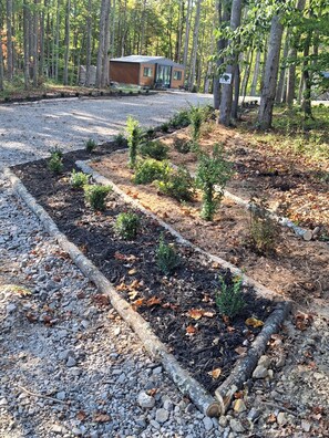 Property grounds - The Bunker, 2 bedroom expandable container tiny house (Oak Hill)