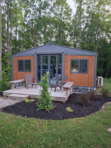 The Bunker, 2 bedroom expandable container tiny house