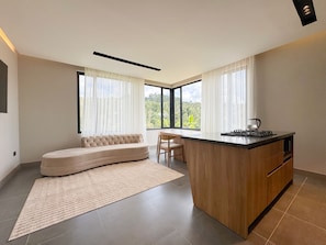 Apartamento Deluxe, vistas al jardín | Zona de estar