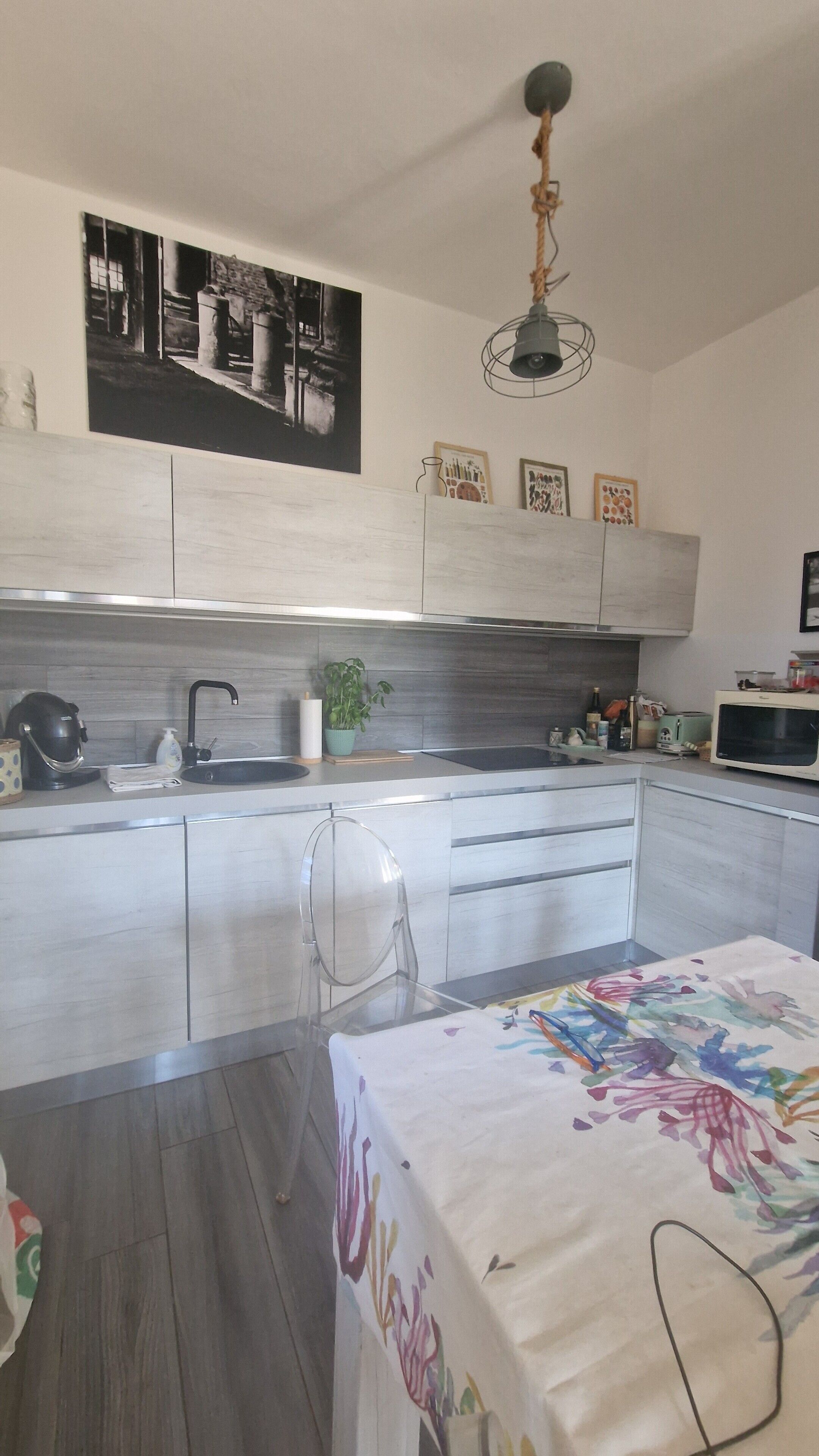 Refrigerador, microondas, parrilla de estufa y lavavajillas 