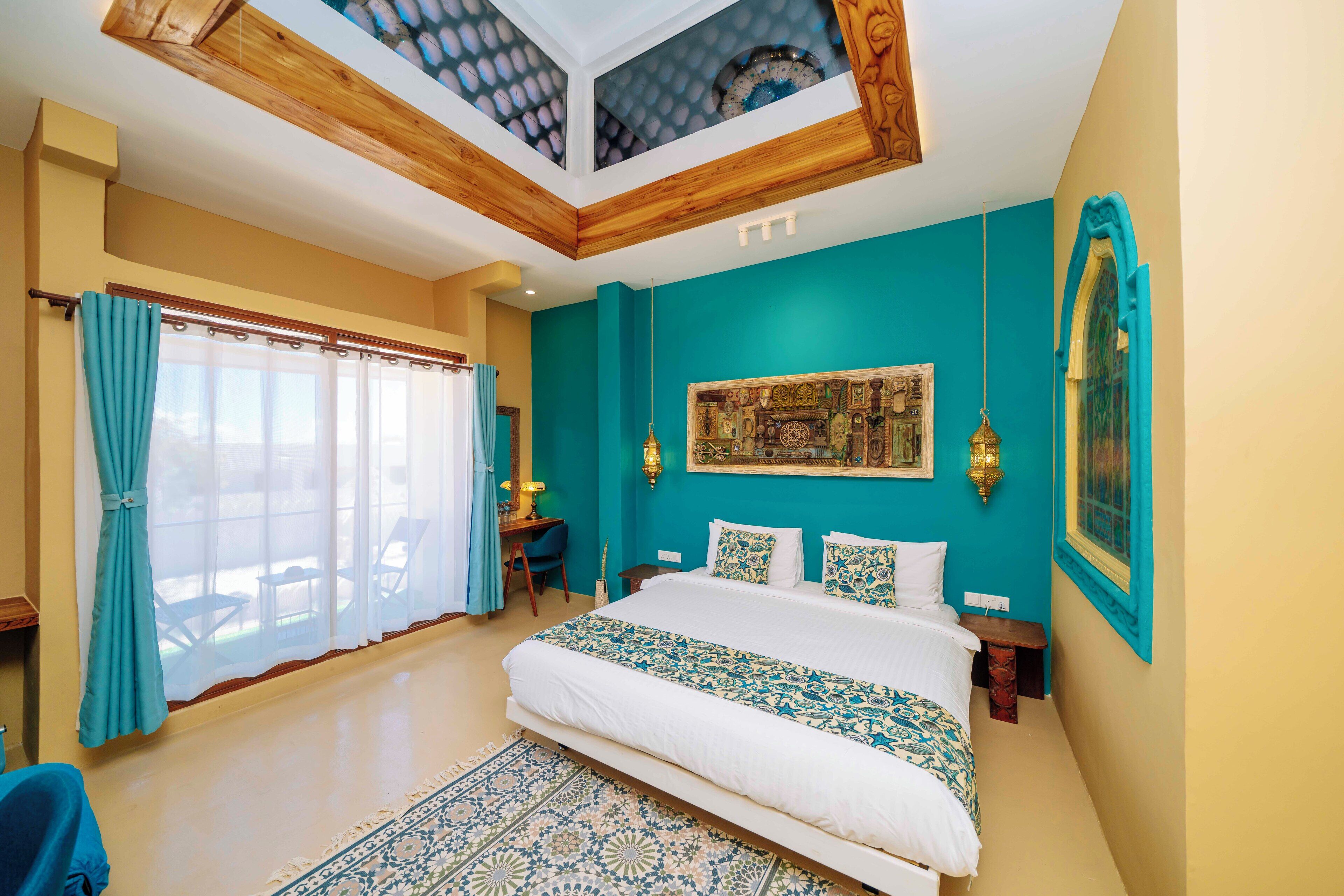 Chambre Double Deluxe, balcon, vue partielle sur la mer