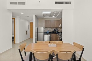 Comfort Apartment, 2 Bedrooms, Kitchen | In-room dining - Golden Wood Views (Dubai)