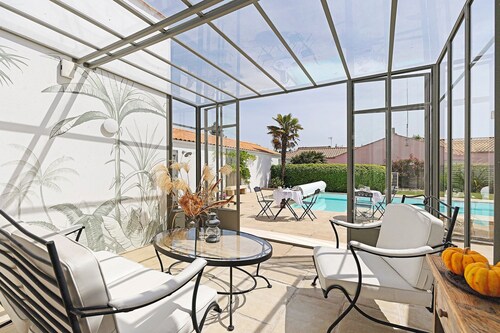 Gästezimmer Le Clos De La Combe-Les Sables d'Olonne mit Pool & Gemeinschaftsküche