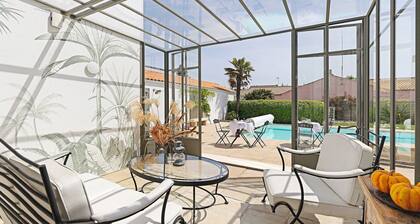Gästezimmer Le Clos De La Combe-Les Sables d'Olonne mit Pool & Gemeinschaftsküche