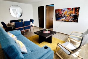 Living area - Pet-friendly shelter in the historic center/exhibition center (Puebla)