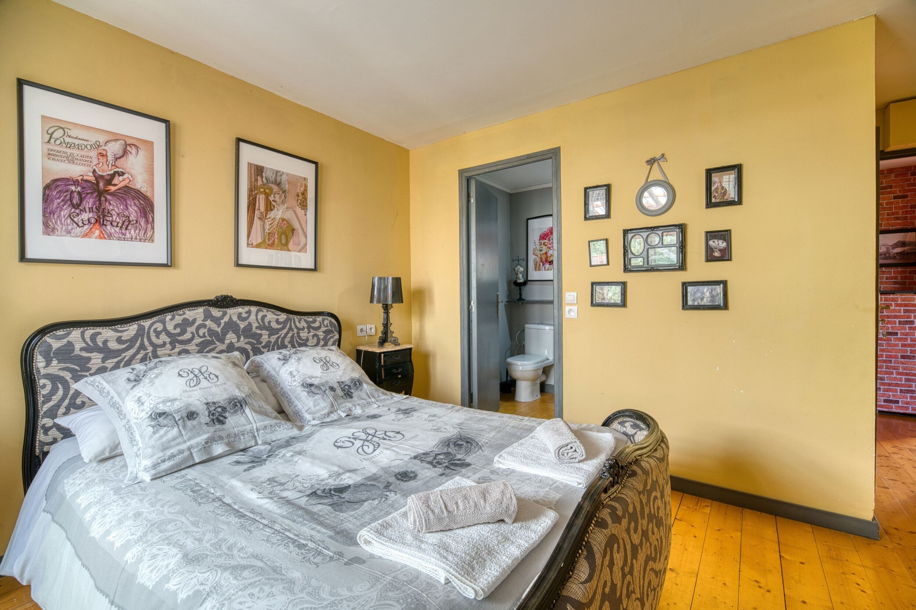1 chambre, Wi-Fi, draps fournis