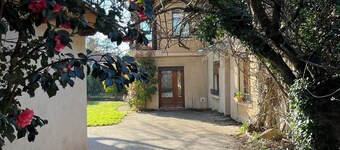 Green house close to the city