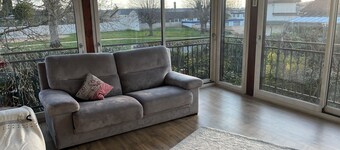 Green house close to the city