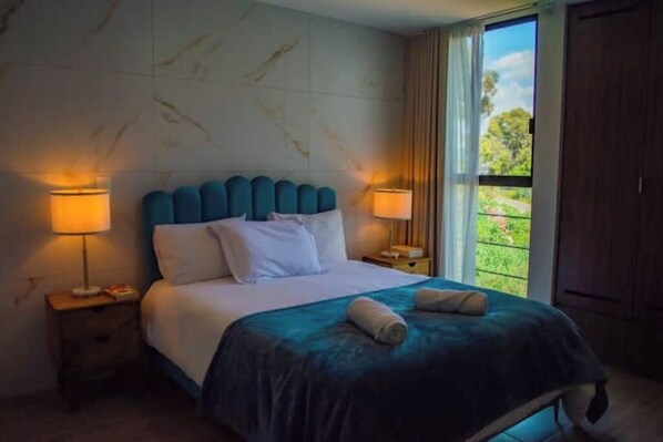 2 bedrooms, iron/ironing board, WiFi, bed sheets - Full kitchen, excellent views, historic center, next to the park (Puebla)