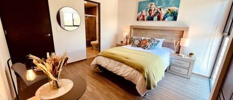 2 chambres, bureau, fer et planche à repasser, Wi-Fi gratuit