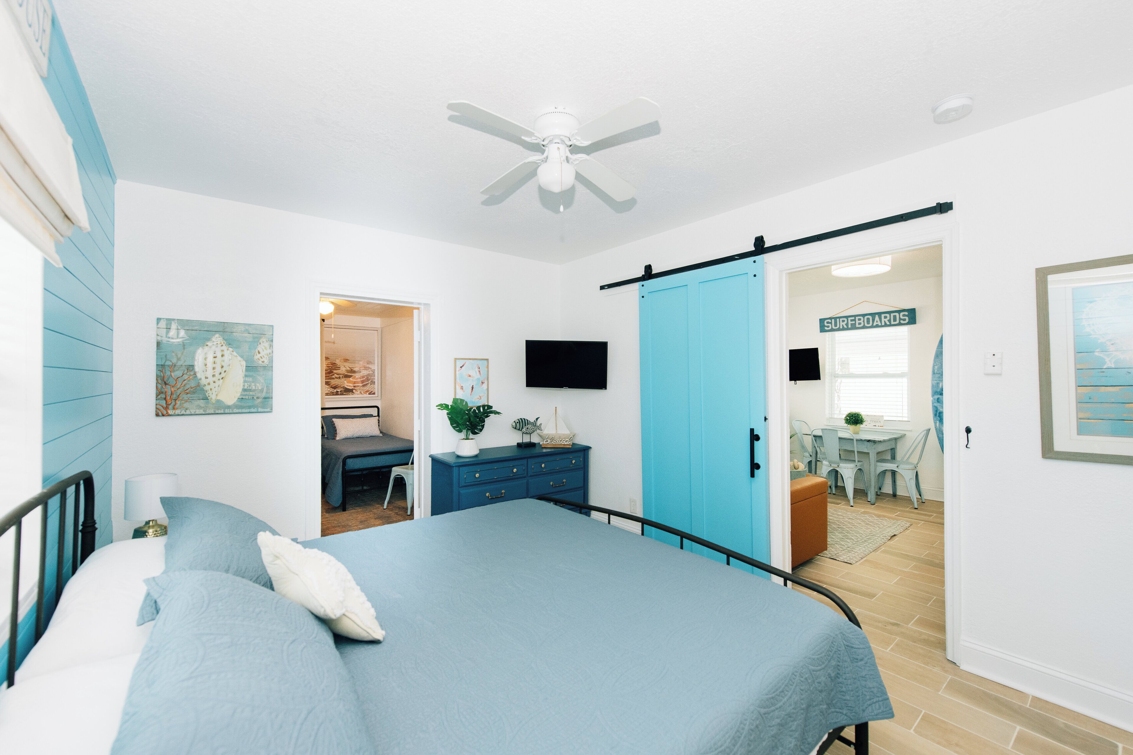 5 soverom, strykejern/-brett, wi-fi (inkludert) og sengetøy