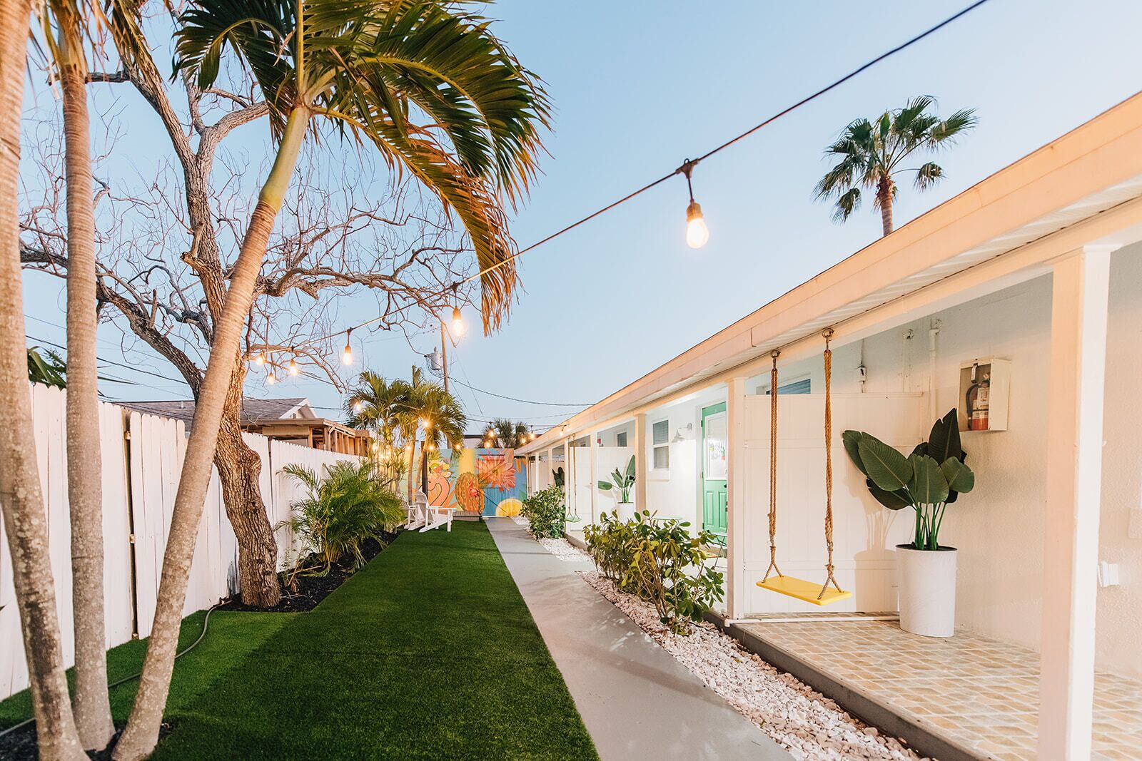 Overnattingsstedets uteområder