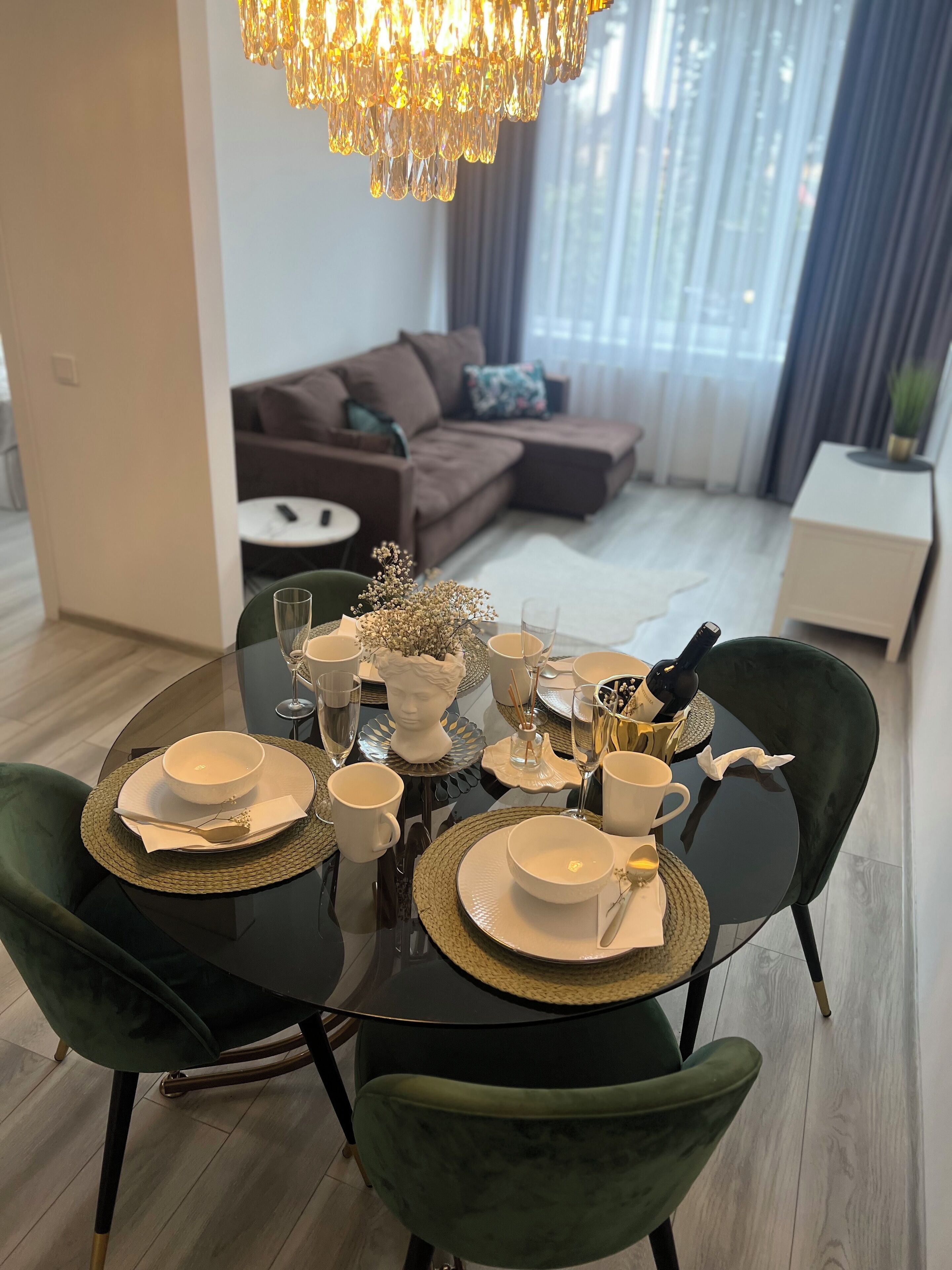Căn hộ dành cho gia đình, quang cảnh vườn | Màn/rèm cản sáng, bàn ủi/dụng cụ ủi quần áo 