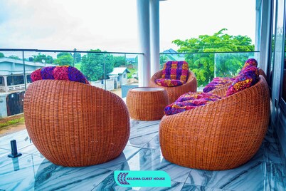 A spacious  cozy three-bedroom furnished apartment Bolgatanga.