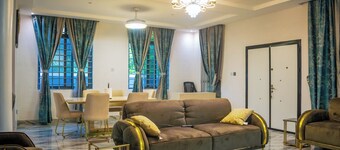 A spacious  cozy three-bedroom furnished apartment Bolgatanga.