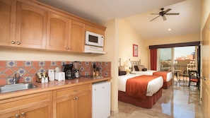 In-room safe, laptop workspace, blackout curtains, iron/ironing board