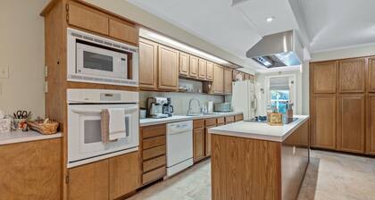 Lou Wilda House is a charming 3 bedroom home with a cozy back patio.