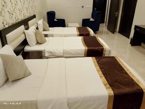 Premium bedding, free WiFi, bed sheets