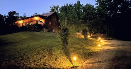 Beautiful 3-bedroom log cabin in wonderful Mooresburg TN on gated 2 plus acres.