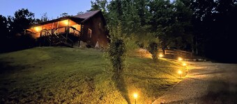 Beautiful 3-bedroom log cabin in wonderful Mooresburg TN on gated 2 plus acres.