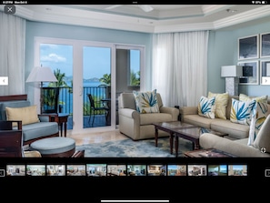 Living area - Ritz-Carlton Club St. Thomas.
Ocean View of an Enchanting Caribbean paradise. (St. Thomas)