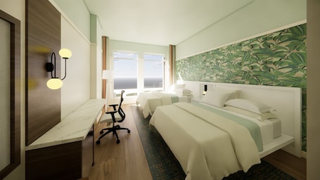 Room, 2 Queen Beds, Non Smoking | In-room safe, blackout drapes, iron/ironing board, free WiFi