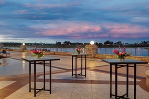 Außenbereich für Bankette