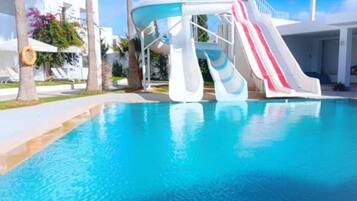 Indoor pool, seasonal outdoor pool