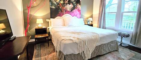 1 chambre, fer et planche à repasser, Wi-Fi, literie fournie