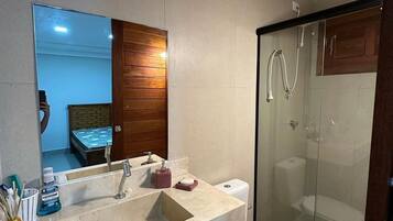 Classic House, Lanai, Sea View | Bathroom | Shower, towels, toilet paper