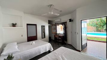 Family Room, Pool View | Desk, free WiFi