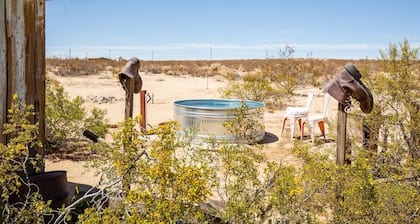 The Original Joshua Tree Homesteader Cabin + Hot Tub