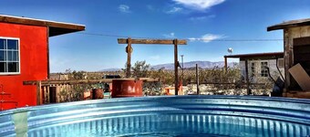 The Original Joshua Tree Homesteader Cabin + Hot Tub
