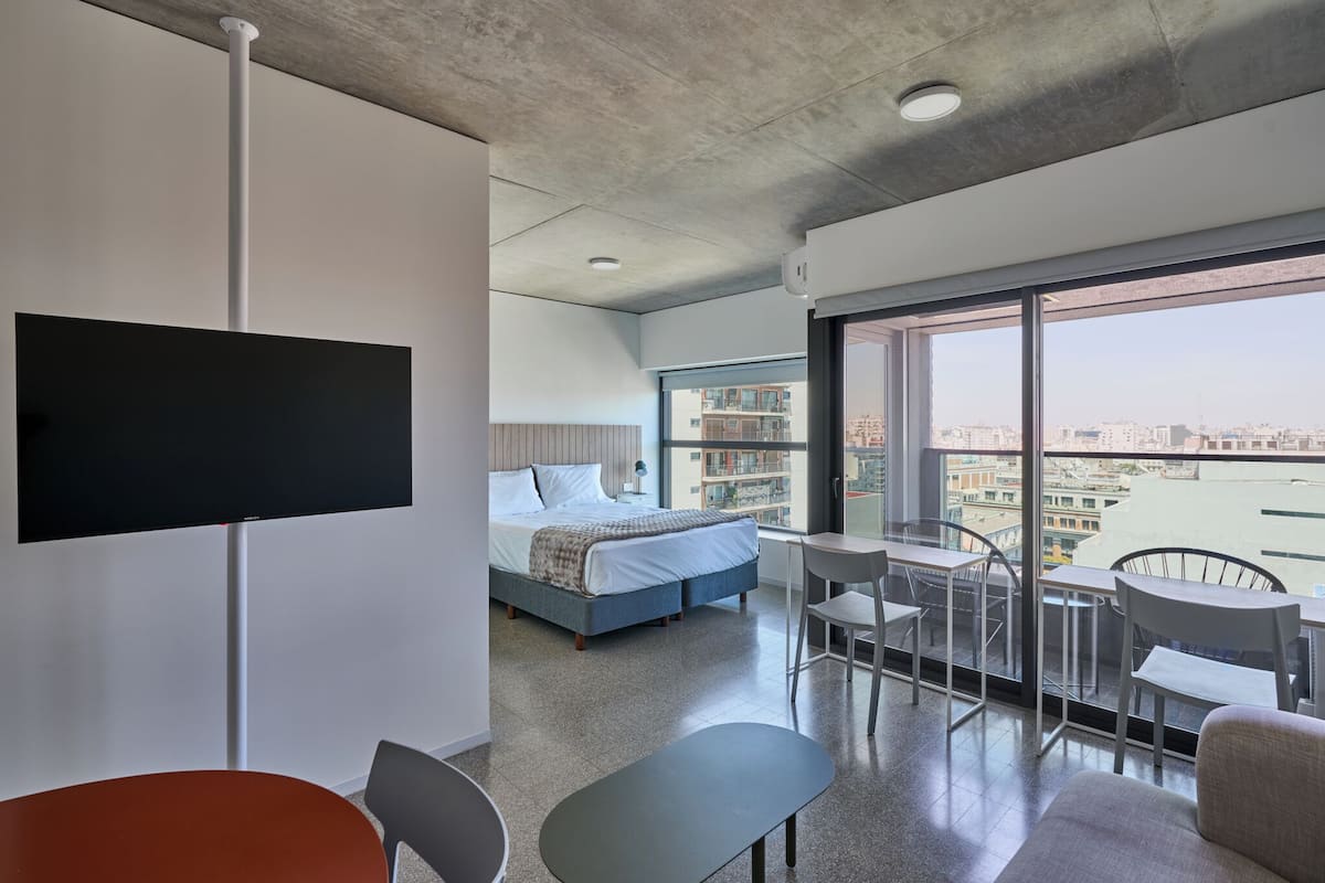 In-room safe, desk, laptop workspace, blackout curtains